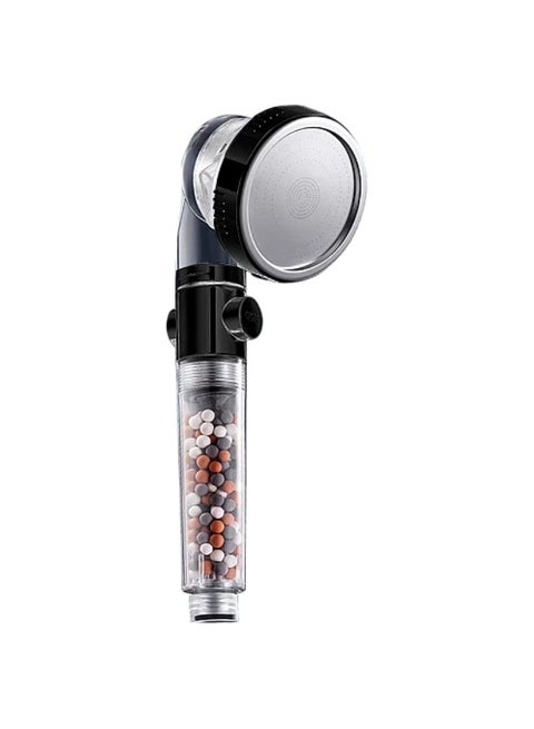 Black Shower Head with Bead Filter